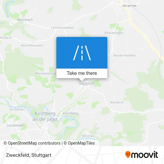 Карта Zweckfeld