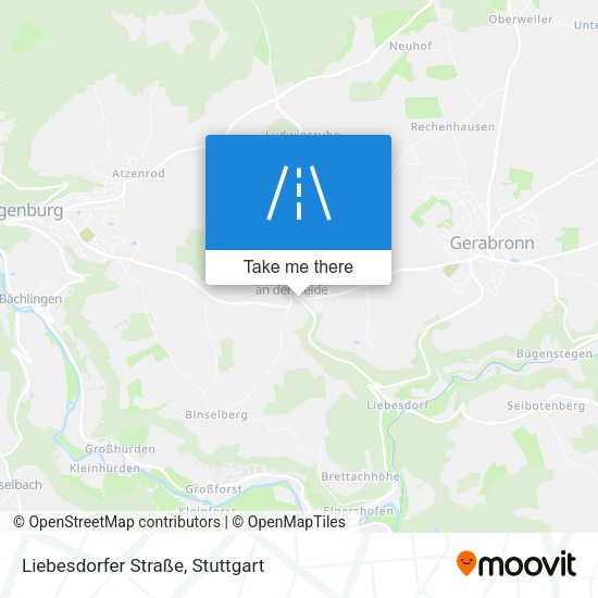 Liebesdorfer Straße map