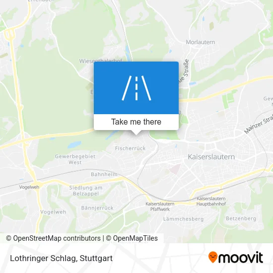Карта Lothringer Schlag