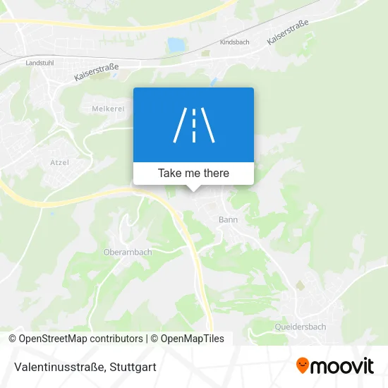 Карта Valentinusstraße