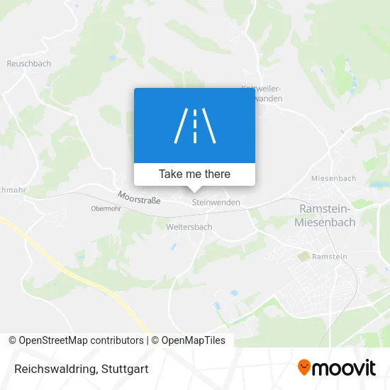 Карта Reichswaldring