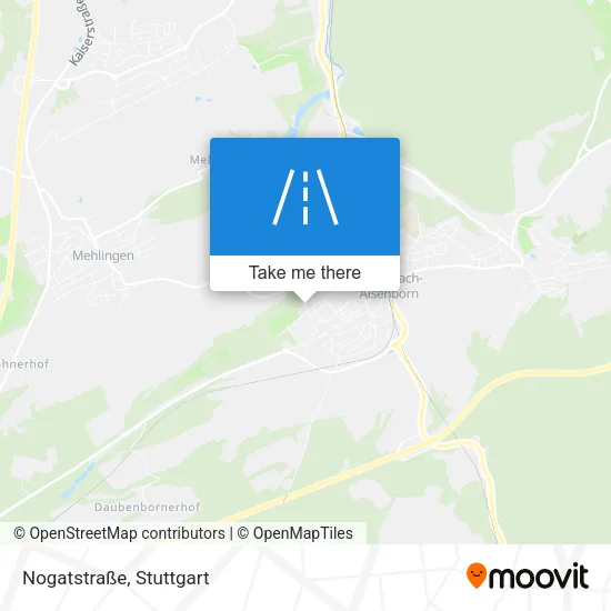 Карта Nogatstraße