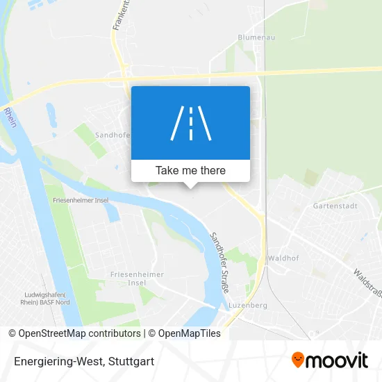 Карта Energiering-West