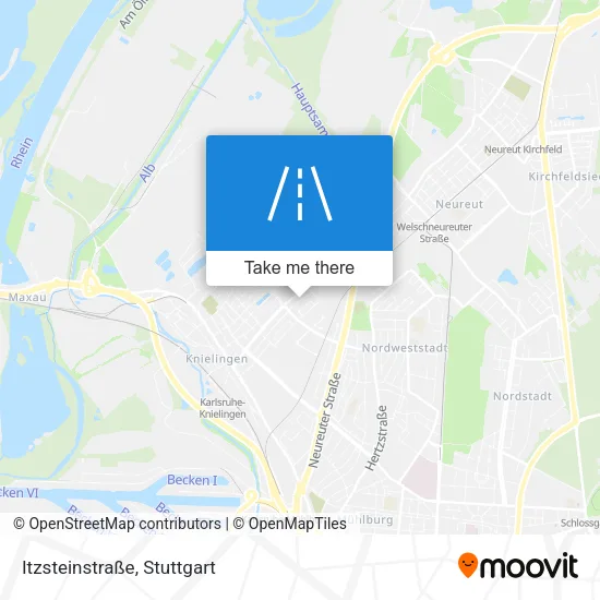 Карта Itzsteinstraße