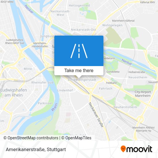 Amerikanerstraße map