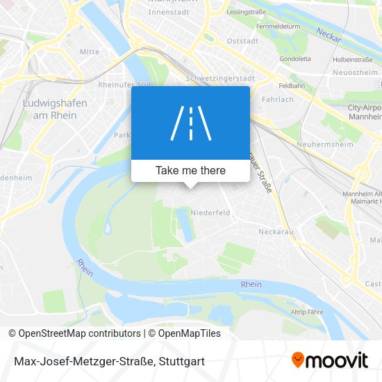 Карта Max-Josef-Metzger-Straße