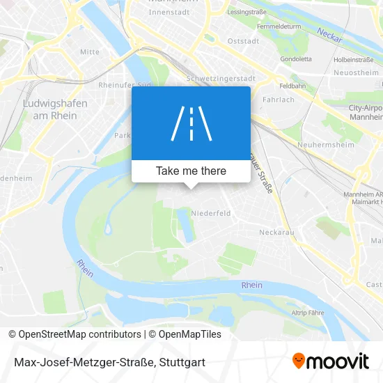 Карта Max-Josef-Metzger-Straße