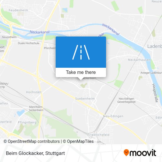 Карта Beim Glockacker