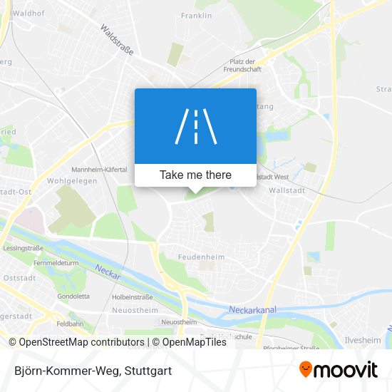 Björn-Kommer-Weg map