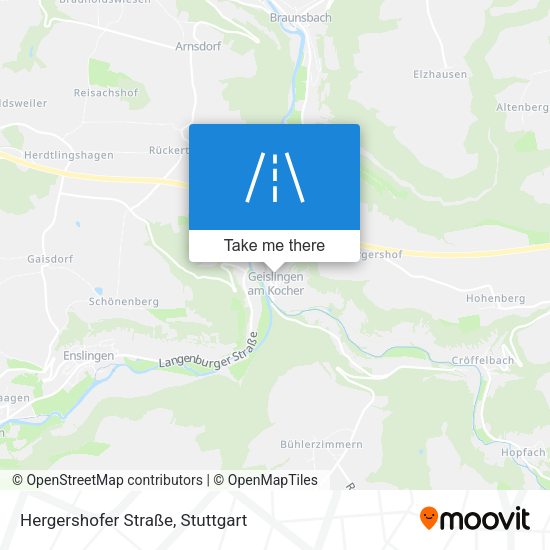Hergershofer Straße map