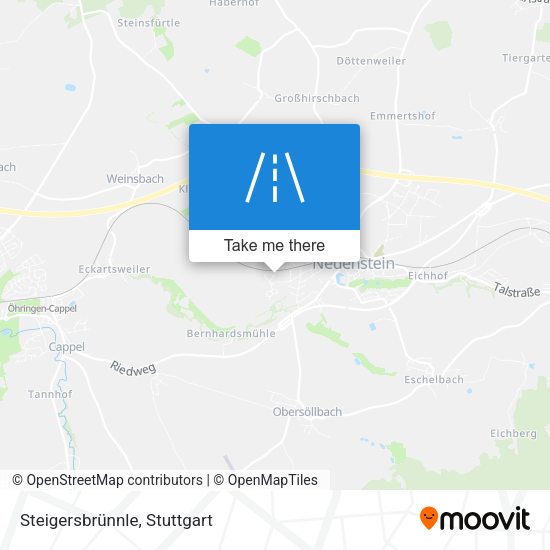 Steigersbrünnle map