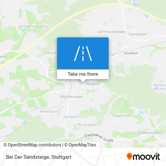 Карта Bei Der Sandsteige