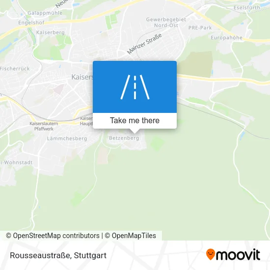Карта Rousseaustraße