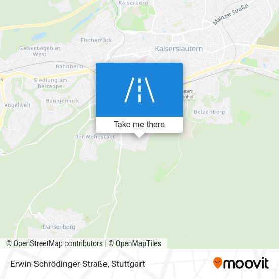 Erwin-Schrödinger-Straße map