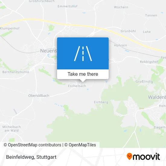 Карта Beinfeldweg