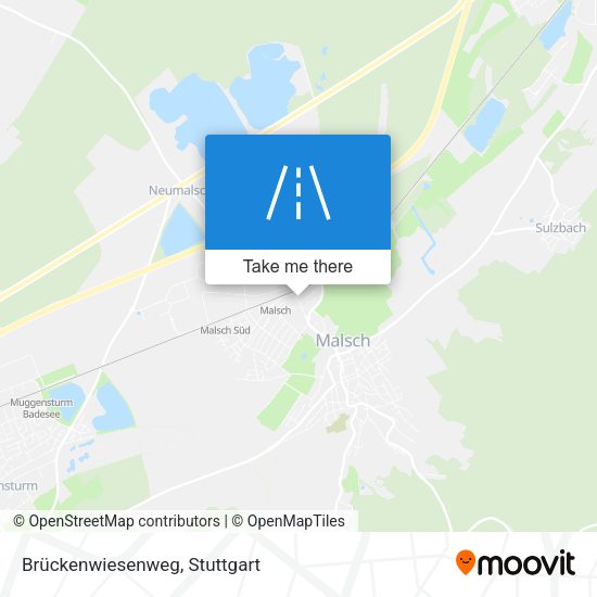 Brückenwiesenweg map