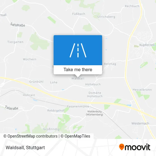 Карта Waldsall