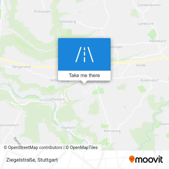 Карта Ziegelstraße