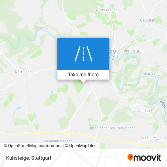 Карта Kuhsteige