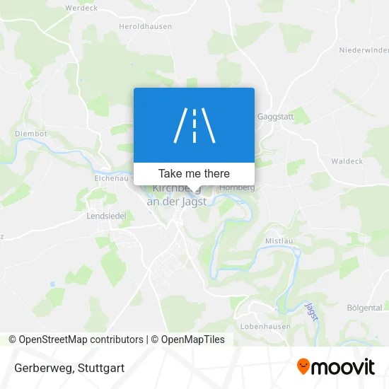 Карта Gerberweg