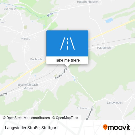 Langwieder Straße map