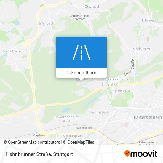 Hahnbrunner Straße map
