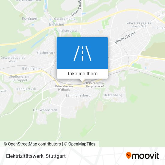 Elektrizitätswerk map