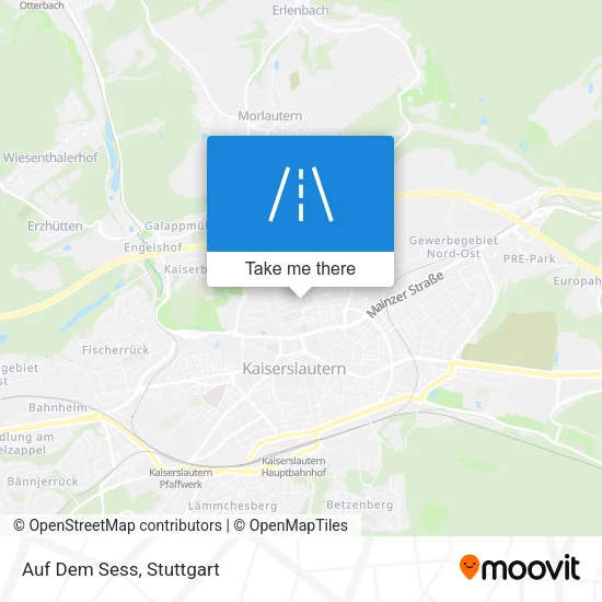 Карта Auf Dem Sess