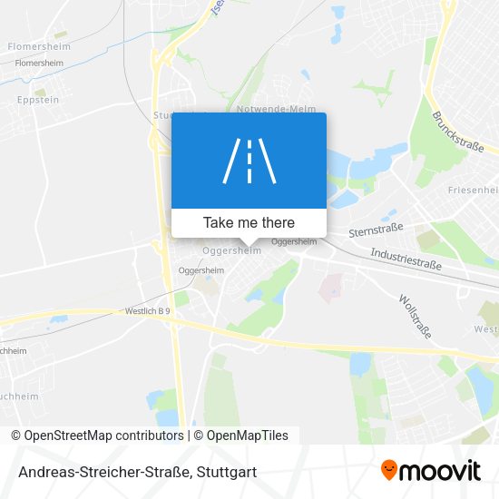 Andreas-Streicher-Straße map
