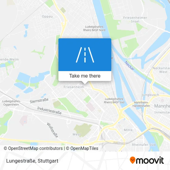 Lungestraße map