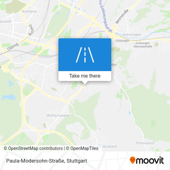Карта Paula-Modersohn-Straße