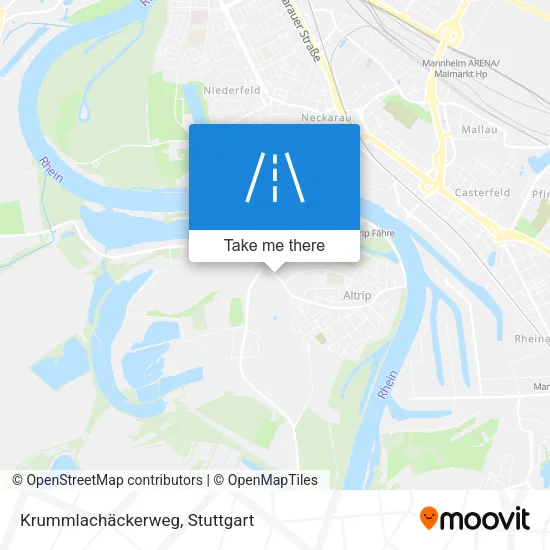 Карта Krummlachäckerweg
