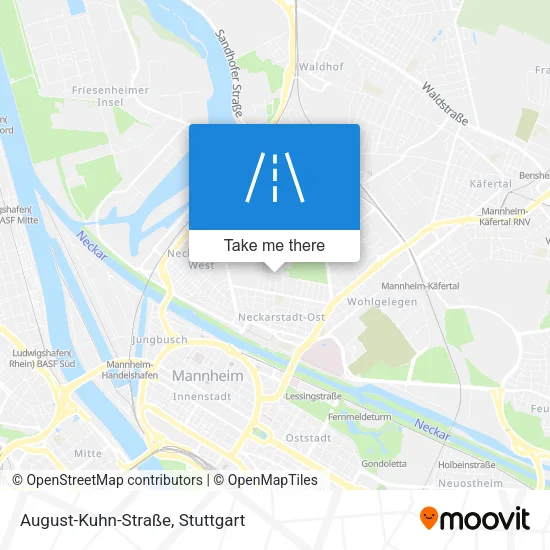Карта August-Kuhn-Straße