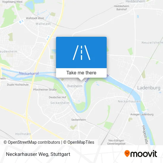 Карта Neckarhauser Weg