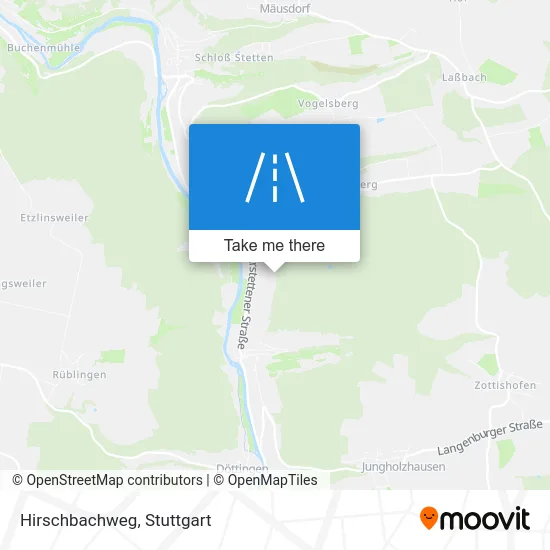 Карта Hirschbachweg