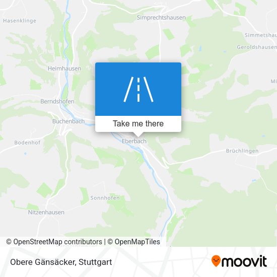 Obere Gänsäcker map