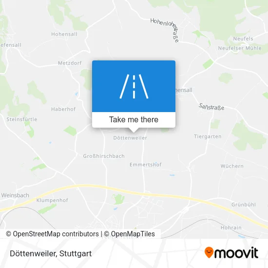 Карта Döttenweiler