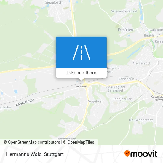 Карта Hermanns Wald