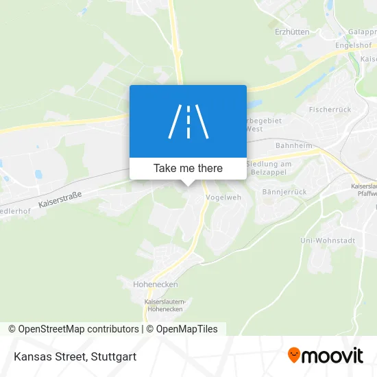 Карта Kansas Street