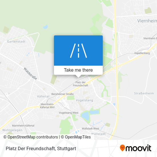 Platz Der Freundschaft map