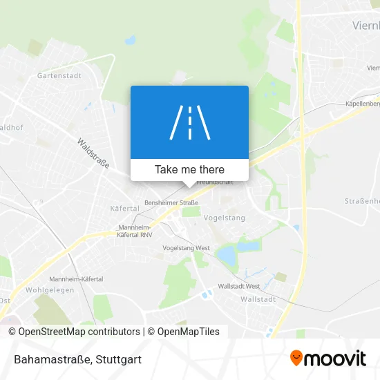 Карта Bahamastraße