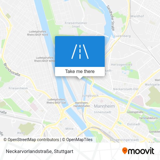 Neckarvorlandstraße map