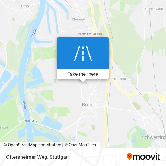 Карта Oftersheimer Weg
