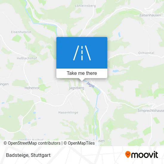 Карта Badsteige