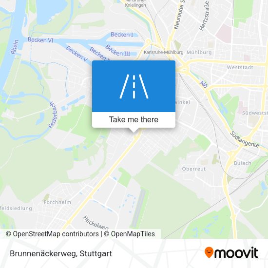 Brunnenäckerweg map