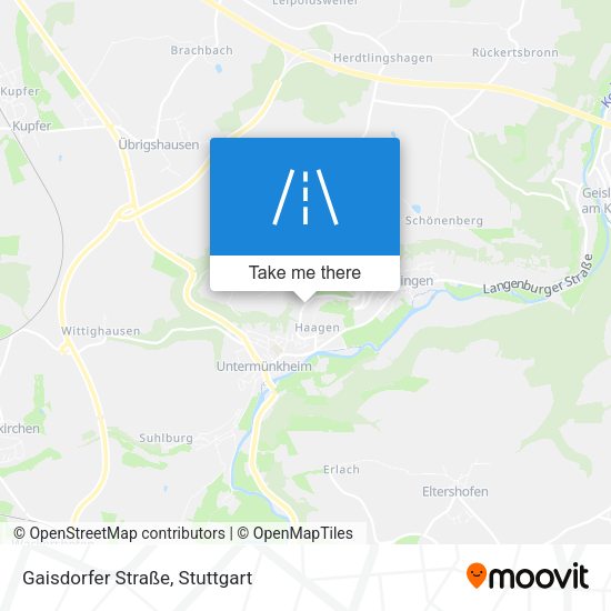 Gaisdorfer Straße map