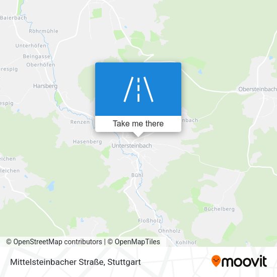 Mittelsteinbacher Straße map