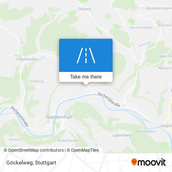 Göckelweg map