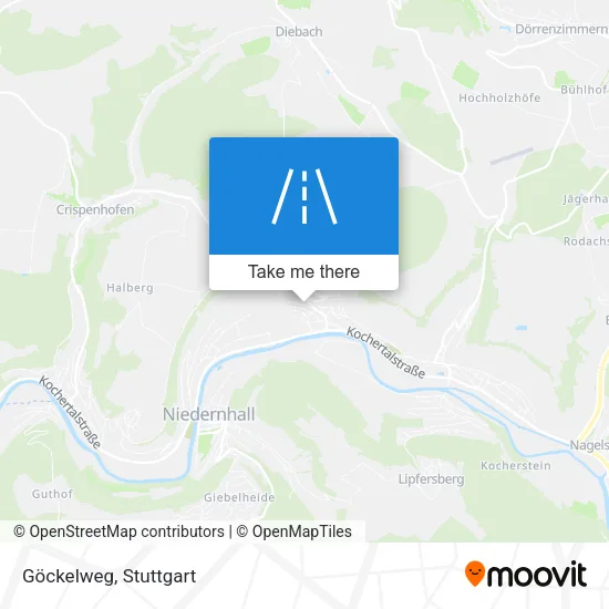 Göckelweg map
