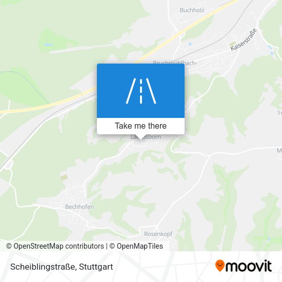 Карта Scheiblingstraße